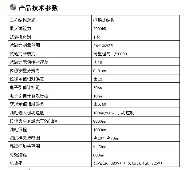 200噸微機控制電液伺服臥式拉力試驗機