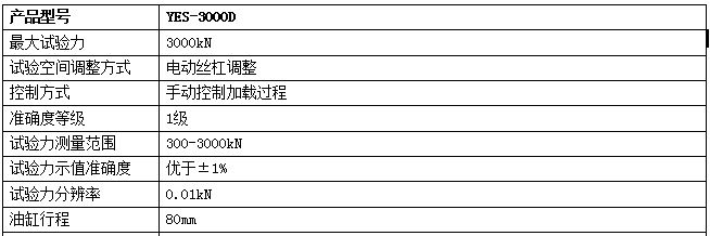 3000KN數(shù)顯壓力試驗機